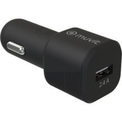 muvit for change MCDCC0006 1 USB 2.4A Car Charger 12W (black)