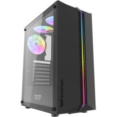 Darkflash DK151 computer case LED with 3 fan (black)