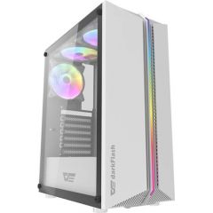 Darkflash DK151 computer case LED with 3 fans (white)