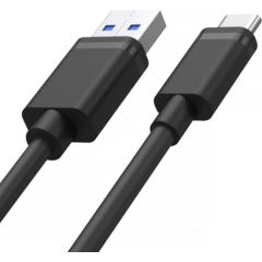 UNITEK KABEL USB USB-A — USB-C 50CM, Y-C481BK BLACK