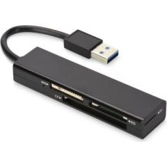Ednet USB 3.0 MCR card reader Black USB 3.2 Gen 1 (3.1 Gen 1)