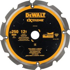 DEWALT DT1474-QZ  Zāģripa 250x30mm x12T