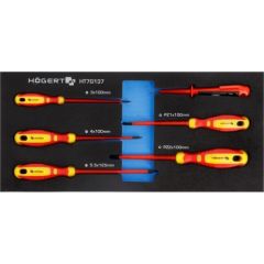 Izolēto skrūvgriežu komplekts 6gab., 1000V, Hogert Darbagaldi un darbnīcu mēbeles 