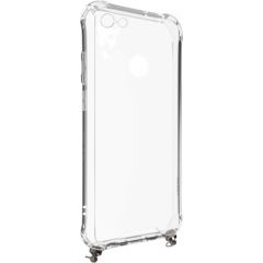 Evelatus  
       Apple  
       iPhone 6/6S Silicone TPU Transparent with Necklace Strap 
     Silver Neoriģinālie Maciņi