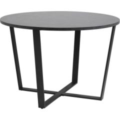 Ēdamistabas galds AMBLE D110xH75cm, marmora melns