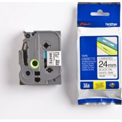 Brother TZe-251 uzlīmju lente melns uz balta 24mm Tintes printeru izejmateriāli