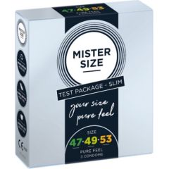 MISTER SIZE Test Packege Slim 3 pc(s) Smooth