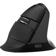 Wireless Vertical Mouse Delux M618Mini BT+2.4G RGB 4000DPI (black)