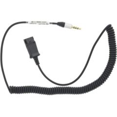 Tellur QD to Jack 3.5mm 4 pole adapter cable 2.95m black Dažādi vadi