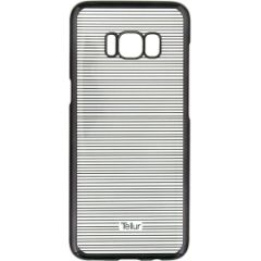 Tellur Cover Hard Case for Samsung Galaxy S8 Plus, Horizontal Stripes black