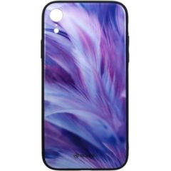 Tellur Cover Glass print for iPhone XR feather