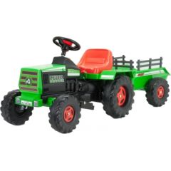Injusa Basic vienvietīgs elektriskais traktors, zaļš