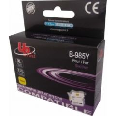 Tintes kārtridžs UPrint Brother LC985YE Yellow Tintes printeru izejmateriāli