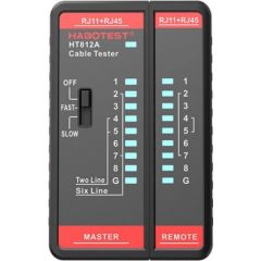 Habotest HT812A Network cable tester RJ45/RJ14/RJ12/RJ9