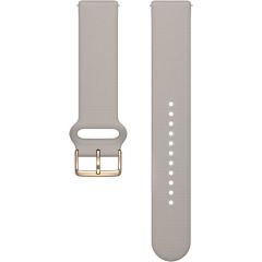 Polar watch strap 20mm S-L T, greige silicone