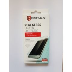 Universal Real Screen glass 4.3-4.5 By Displex Transparent Ekrānu aizsardzība