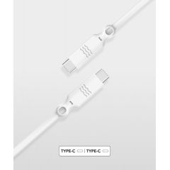 Type-C to Type-C Cable 2m By Bigben White