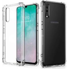Evelatus  
       Samsung  
       Galaxy A70 Military Shockproof TPU Case 
     Transparent Neoriģinālie Maciņi