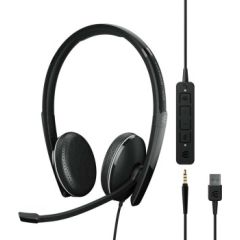 EPOS SENNHEISER ADAPT 165T USB II WITH USB-A, 3.5MM JACK WIRED DOUBLE-SIDED INLINE CALL CONTROL MS