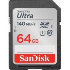 MEMORY SDXC 64GB UHS-I/SDSDUNB-064G-GN6IN SANDISK Atmiņas kartes micro SD SDHC