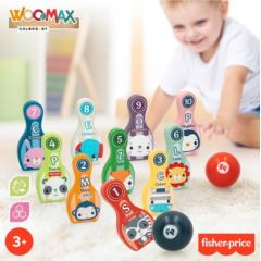 Fisher Price Деревянная игра Кегли 3лет+ CB48815