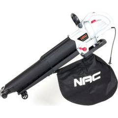 NAC VBE300A-AS-WS-CH Electric leaf blower 3000 W 270 km/h Black, White Садовые пылесосы