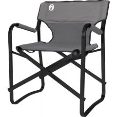 Coleman Steel Deck Chair 2000038340, camping chair (grey/black)