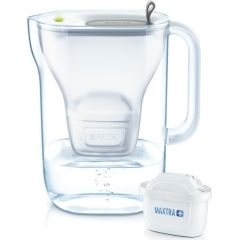 Brita Style light grey, jug (transparent / light grey, with water filter)