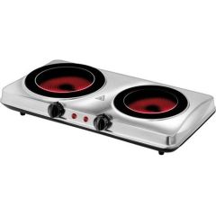 MPM MKE-20 Infrasarkanā galda plītiņa ar 2 sildelementiem 2000W Mini cepeškrāsnis un virsmas