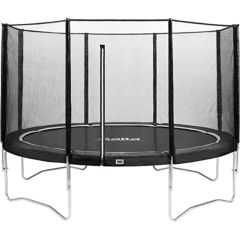 Salta trampoline combo, fitness device (black, round, 427 cm)