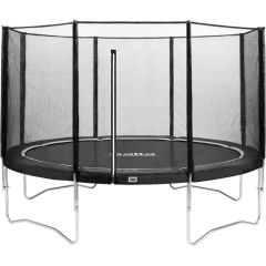 Salta trampoline combo, fitness device (black, round, 366 cm)
