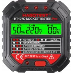 Habotest HT107D socket tester with digital display