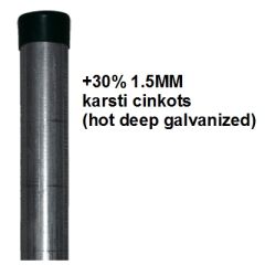 STABS 2,0M Ø38/1,3MM ZN Žogi