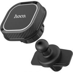 Hoco CA52 Magnētiskas fiksācijas universāls auto ventilācijas restes stiprinājuma telefona turētājs Melns