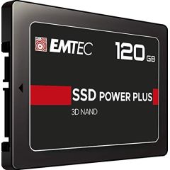 Emtec X150 SSD Power Plus 120 GB Solid State Drive (black, SATA 6 GB / s, 2.5 inches)