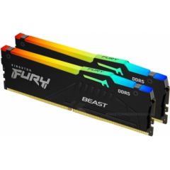 Kingston Fury Beast RGB 32 Kit (16GBx2) GB, DDR5, 4800 MHz, PC/server, Registered No, ECC No, 2x16 GB