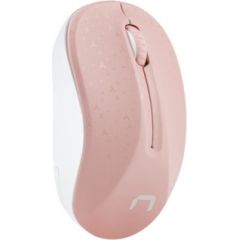 Natec Mouse, Toucan, Wireless, 1600 DPI, Optical, Pink-White