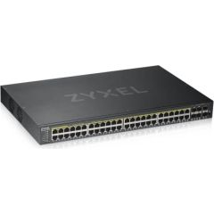 Zyxel GS1920-48HPV2 Managed Gigabit Ethernet (10/100/1000) Power over Ethernet (PoE) Black