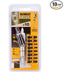 DeWalt DT70578T-QZ extreme Impact Torsion bit set with abknickbarem bit Holder - set of 10 Jaunumi -Dārzam
