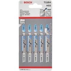 Bosch jigsaw blade T 121 AF Speed for Metal, 92mm (5 pieces) Jaunumi -Dārzam