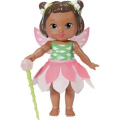 ZAPF Creation BABY born Storybook Fairy Peach 18cm, doll (with magic wand, stage, backdrop and little picture book)