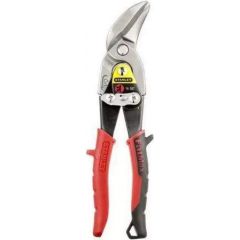 Stanley Tin Snips FatMax left-hand cutting, with throughfeed (black/red, 250mm) Jaunumi -Dārzam