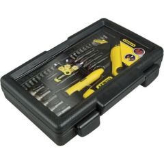 Stanley Swivel Grip Pistol Ratchet Set 40 Piece Bit Set (Black/Yellow with Case) Jaunumi -Dārzam