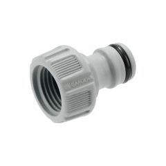 GARDENA tap connector 21mm (G 1/2 ""), tap piece (grey)