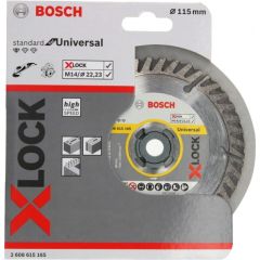Bosch X-LOCK diamond cutting disc Standard for Universal 115mm (O 115mm x 22.23 x 2 x 10) Dažādi diski