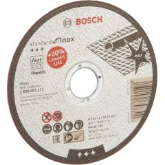 Bosch cutting discs Standard for Inox, Rapido, 125x1mm (WA 60 T BF)