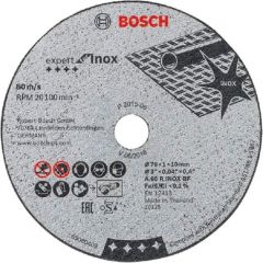 Bosch cutting discs Expert for Inox, 76x1mm (5 pieces)