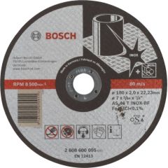 Bosch cutting discs Expert for Inox, 180x2mm, straight (AS 46 T INOX BF) Dažādi diski