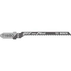 Bosch jigsaw blade T 119 BO Basic for Wood, 83mm (5 pieces)