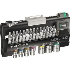 Wera Tool-Check Automotive 1 - Bits assortment with ratchet + nuts